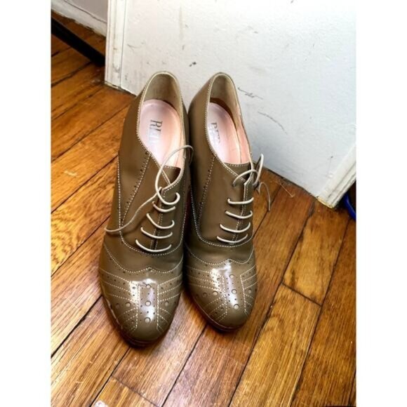 Bloekcore gorpcore nostalgia earthy artisanal REd. Valentino Women's Oxford 38/8 - Picture 1 of 6